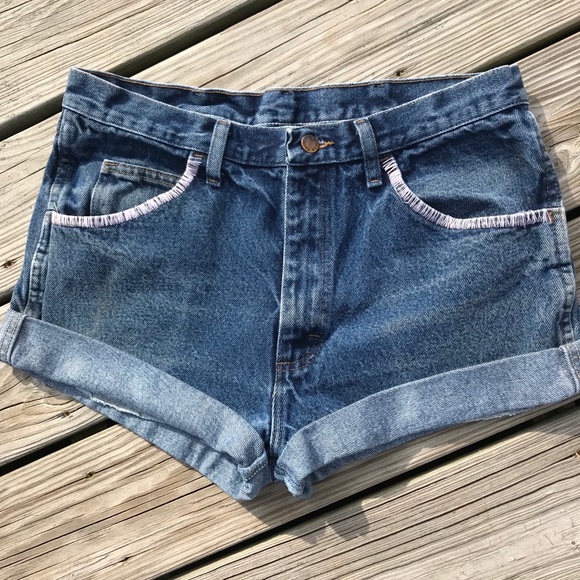 rustler jean shorts